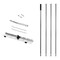 Gardenised Outdoor Extendable Aluminum Sturdy Lightweight Roof Snow Rake with Anti-Skid Handle QI004153 - alternate 4